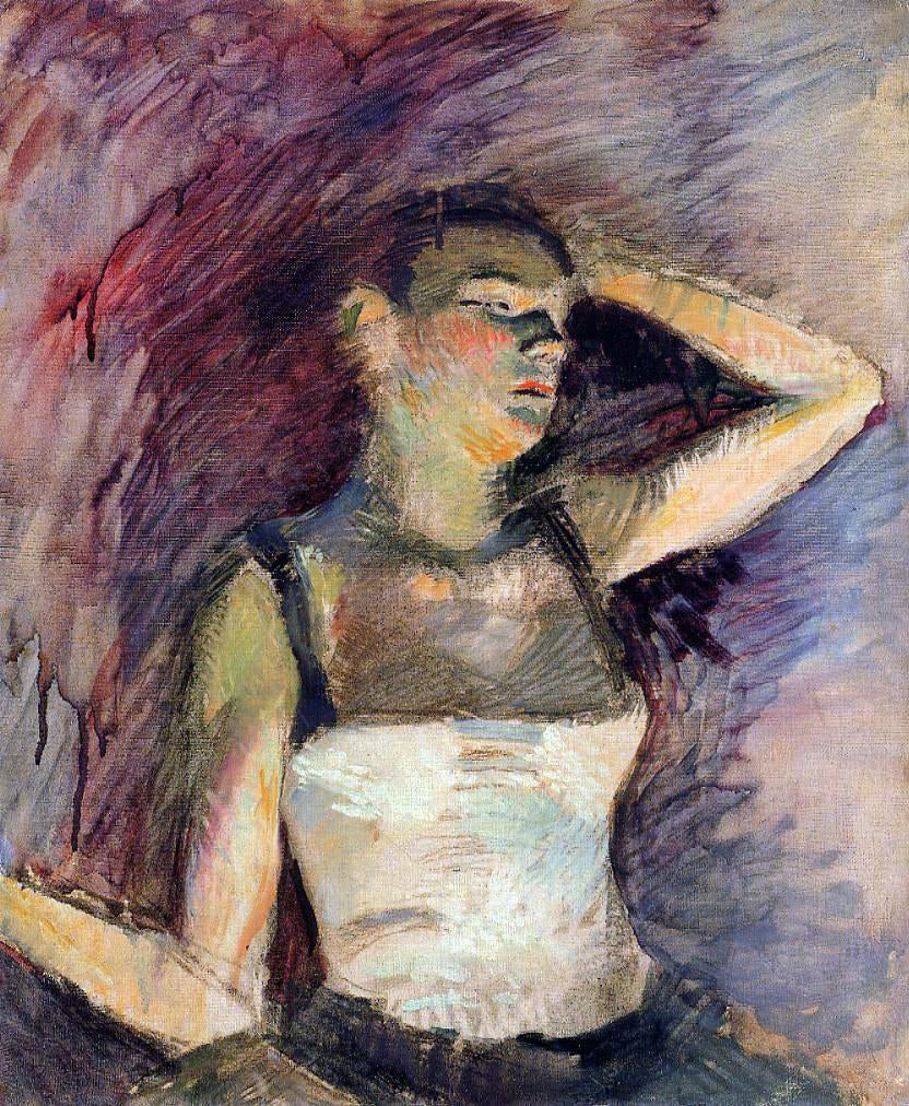 Henri De Toulouse-Lautrec Study of a Dancer - Canvas Print