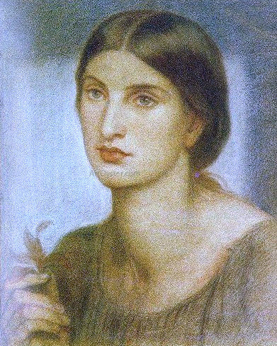 Dante Gabriel Rossetti Study of a Girl - Canvas Print