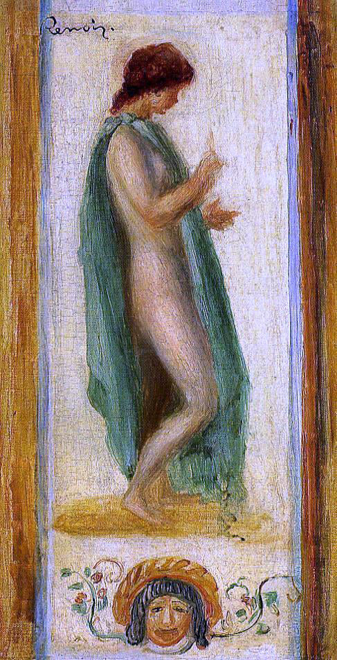 Pierre Auguste Renoir Study of a Woman, for 'Oedipus" - Canvas Print