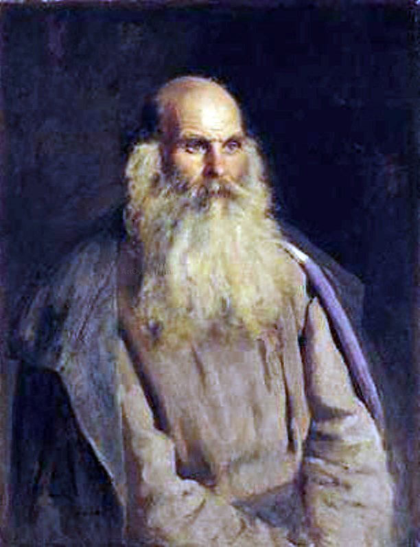 Ilia Efimovich Repin Study of an Old Man - Canvas Print