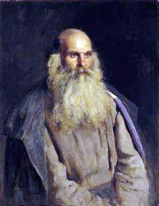 Ilia Efimovich Repin Study of an Old Man - Canvas Print