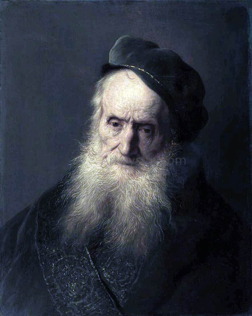 Jan Lievens Study of an Old Man - Canvas Print