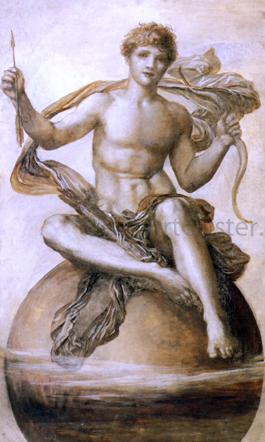 George Frederic Watts Study of 'Idle Child of Fancy' - Canvas Print