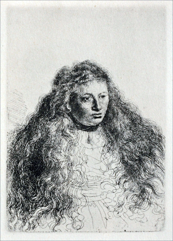 Rembrandt Van Rijn Study of Jewish Bride - Canvas Print