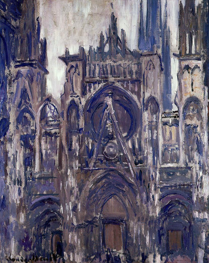 Claude Oscar Monet Study of the Portal - Canvas Print