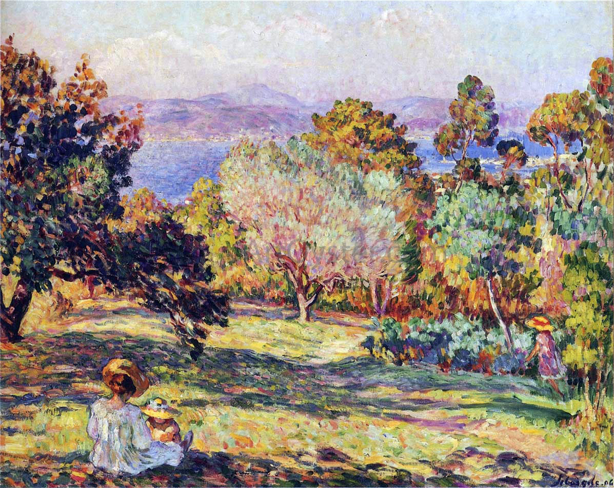 Henri Lebasque Summer Afternoon at Frejus - Canvas Print