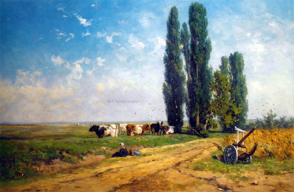 Willem Roelofs Summer Between Hilversum and Loosdrecht - Canvas Print