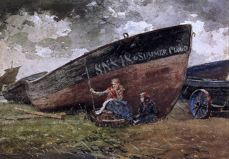 Winslow Homer Summer Cloud - Canvas Print