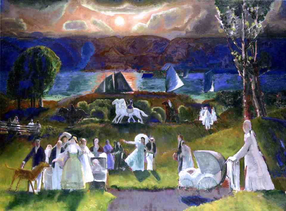 George Wesley Bellows Summer Fantasy - Canvas Print
