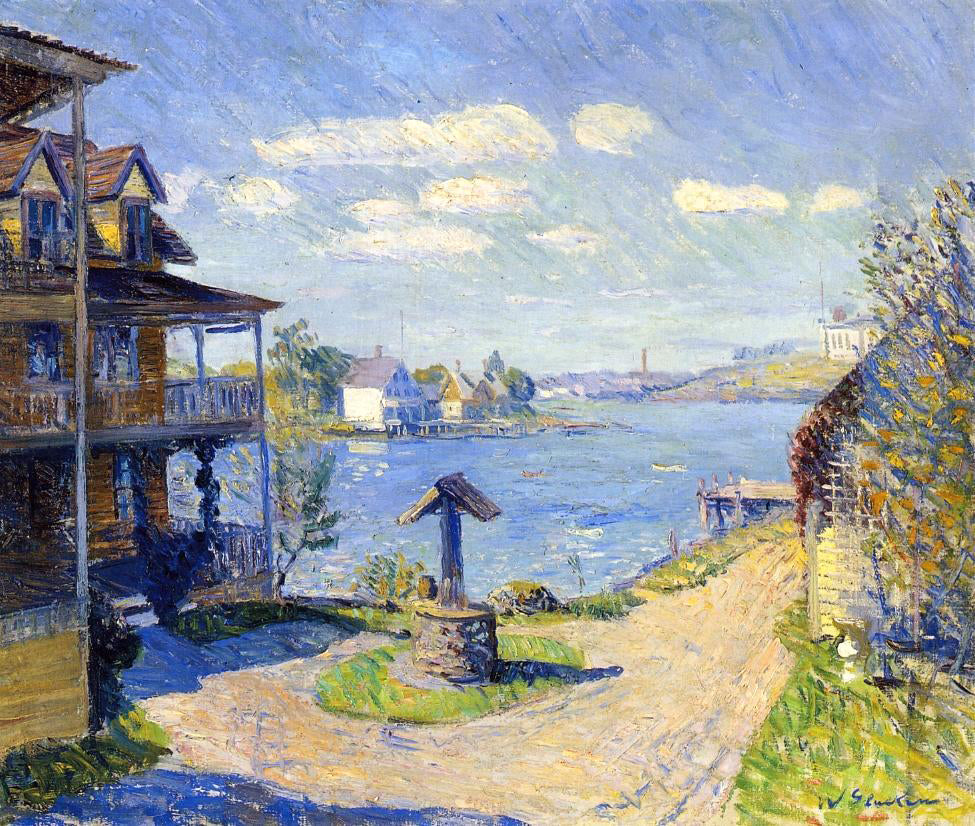 William James Glackens Summer Hotel - Canvas Print