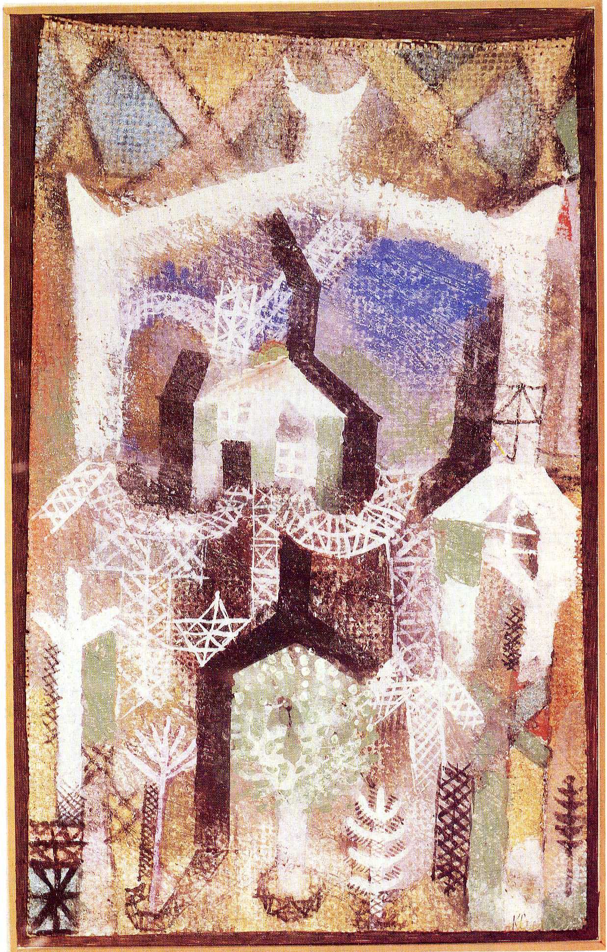 Paul Klee Summer Houses - Canvas Print