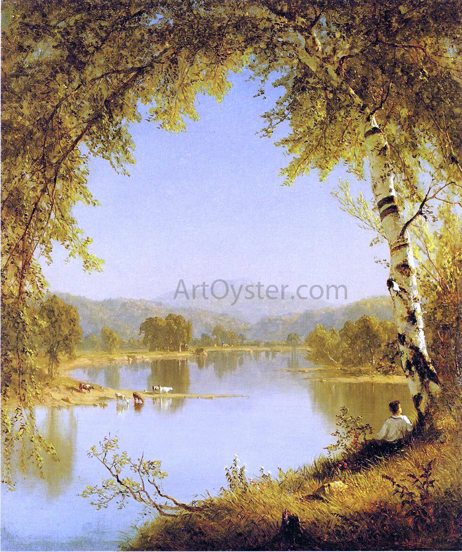 Sanford Robinson Gifford Summer Idyll - Canvas Print