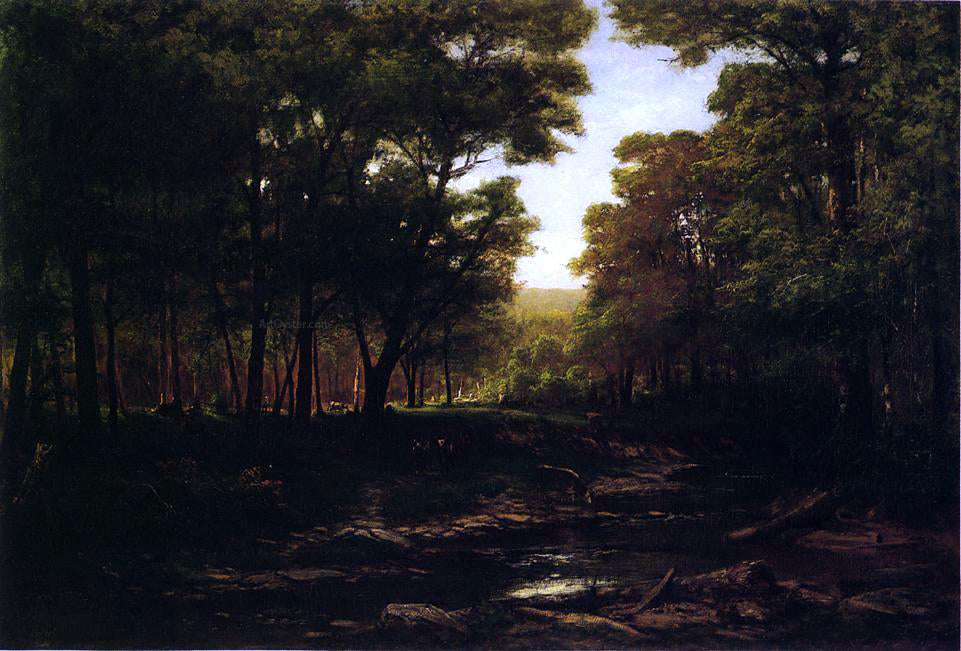 George Hetzel Summer in Scalp Level - Canvas Print