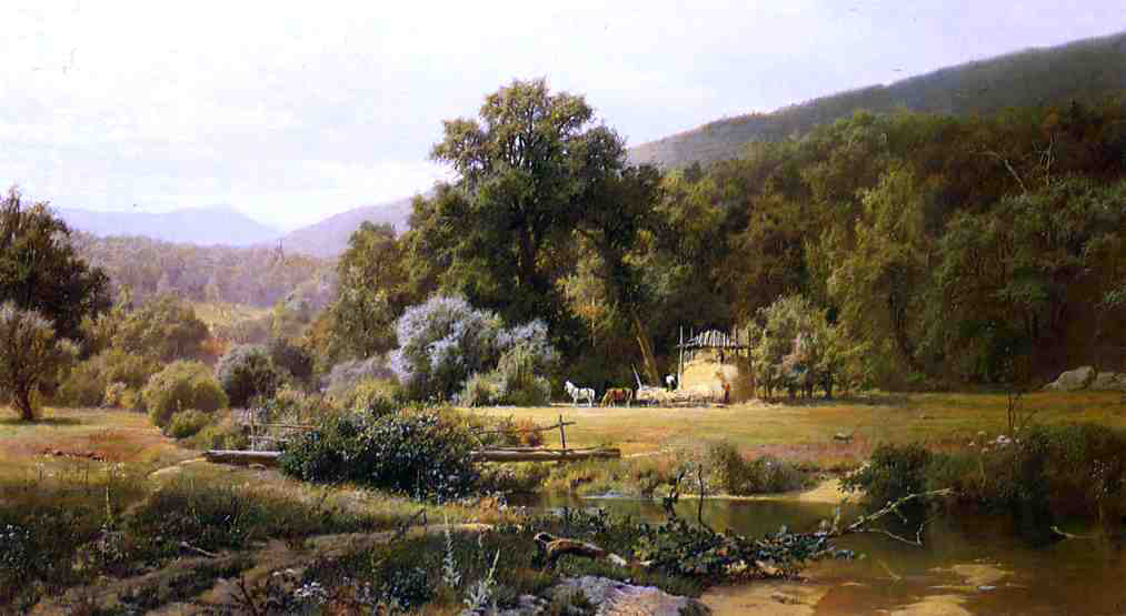 Hugh Bolton Jones Summer in the Blue Ridge - Canvas Print