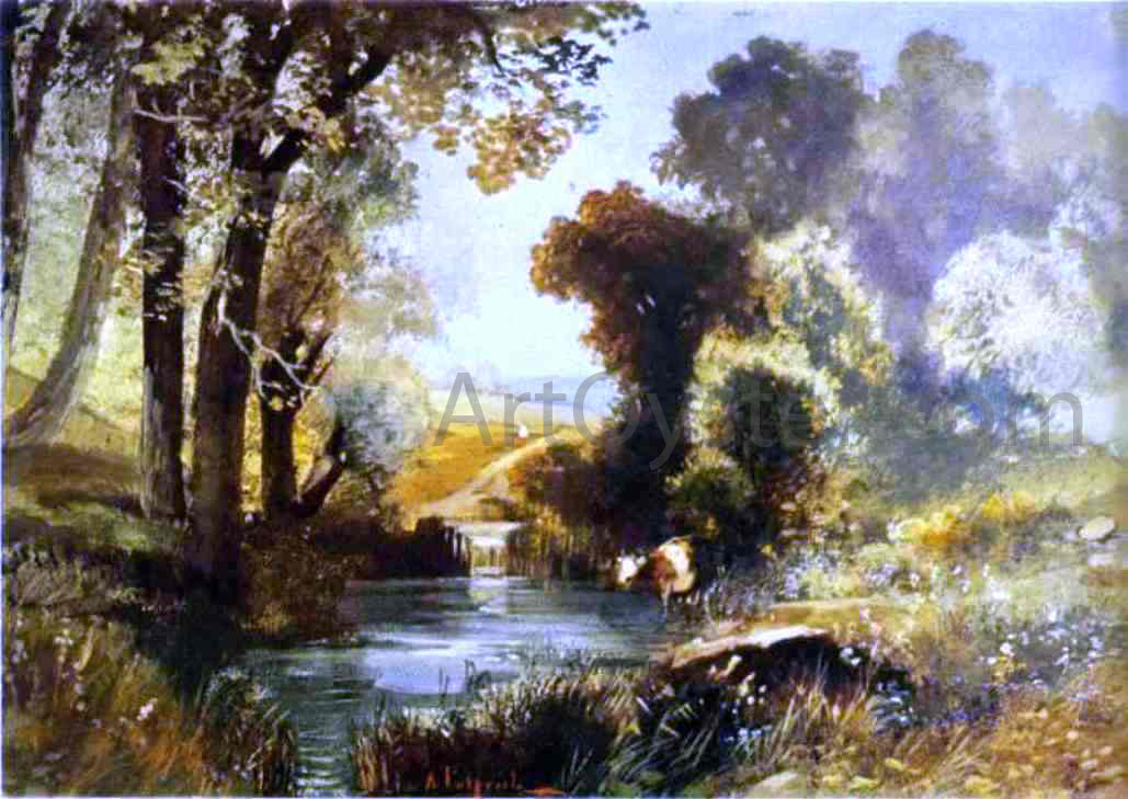 Alexei Kondratevich Savrasov Summer Landscape - Canvas Print