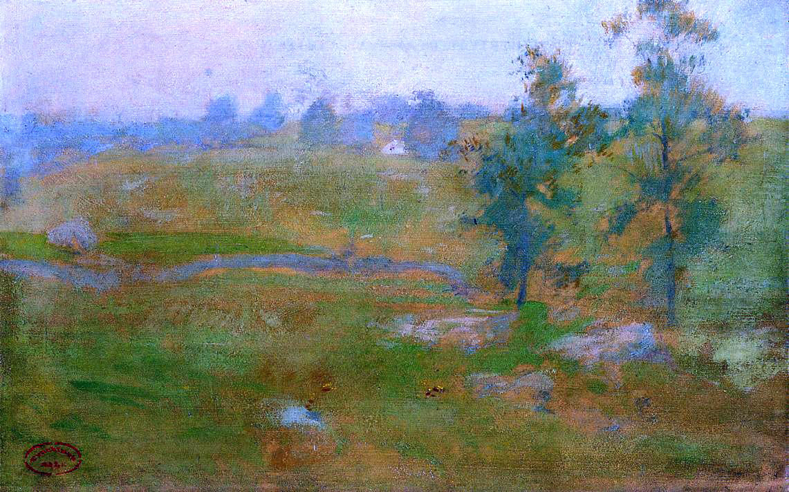 John Twachtman Summer Landscape - Canvas Print