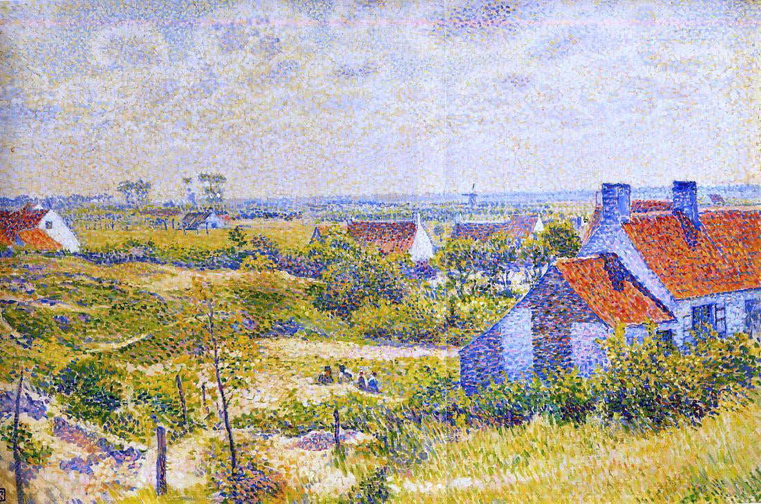 Theo Van Rysselberghe Summer Landscape of the Moor - Canvas Print