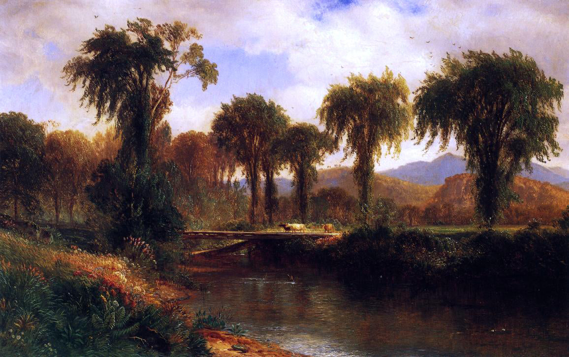 Jr. Samuel Colman Summer on the Saco, Conway Valley - Canvas Print