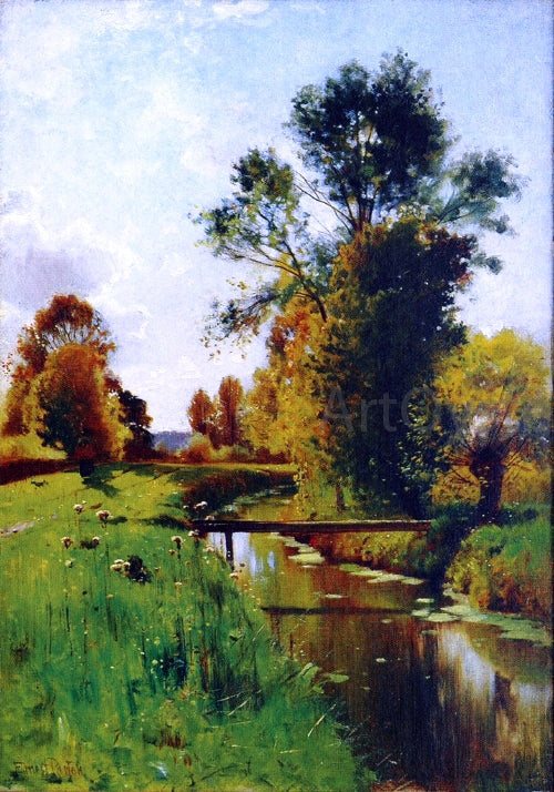 Ernest Parton Summer Reflections - Canvas Print