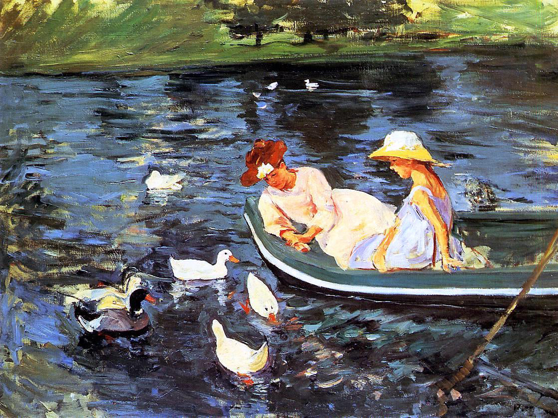 Mary Cassatt Summertime - Canvas Print