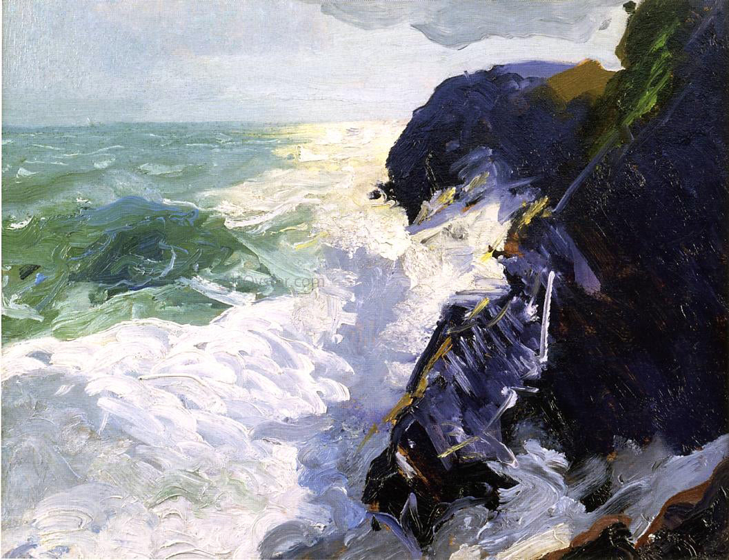 George Wesley Bellows Sun and Spray - Canvas Print