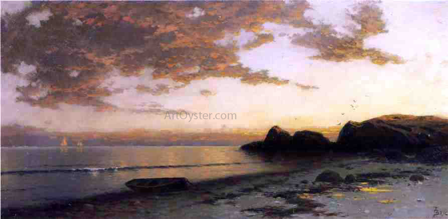 Alfred Thompson Bricher Sundown, Seconnett - Canvas Print