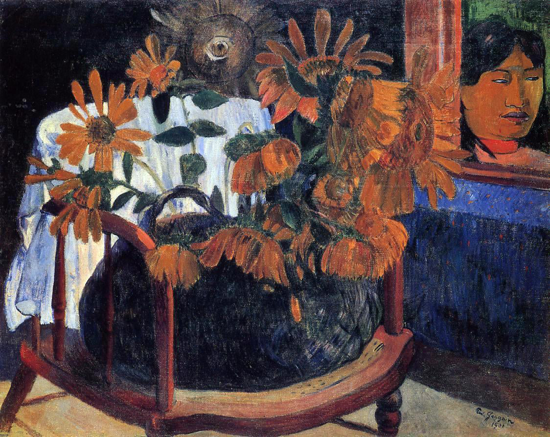 Paul Gauguin Sunflowers - Canvas Print