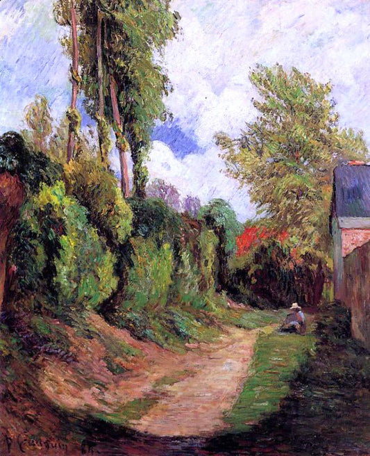 Paul Gauguin Sunken Lane - Canvas Print