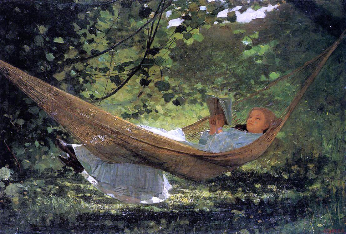 Winslow Homer Sunlight and Shadow - Canvas Print