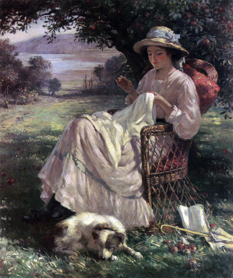 William Kay Blacklock Sunlight and Shadow - Canvas Print