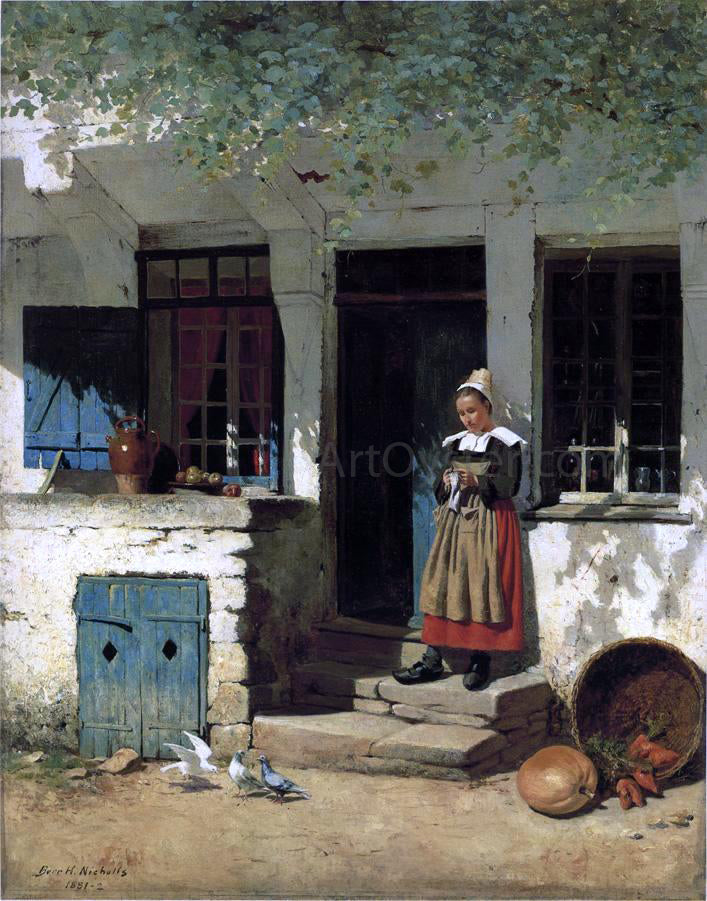 Burr H Nicholls Sunlight Effect - Canvas Print