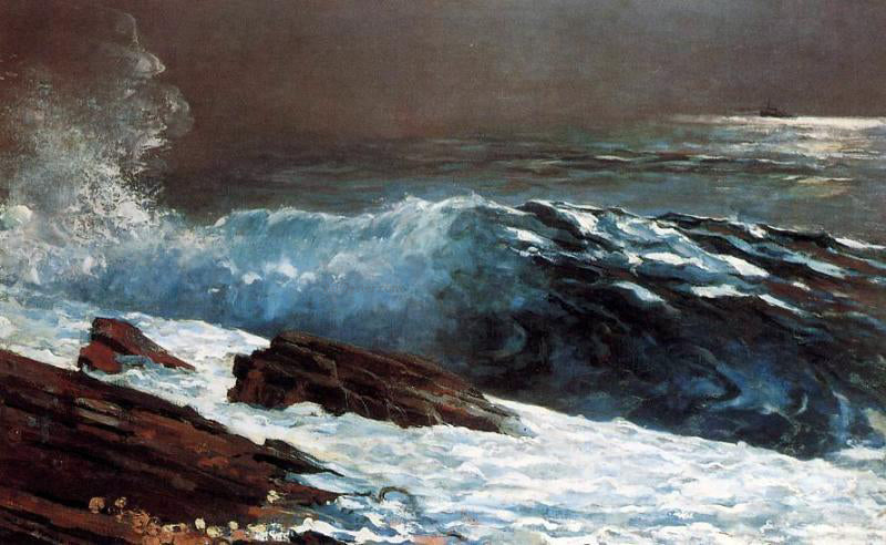 Winslow Homer Sunlight on the Coast - Canvas Print