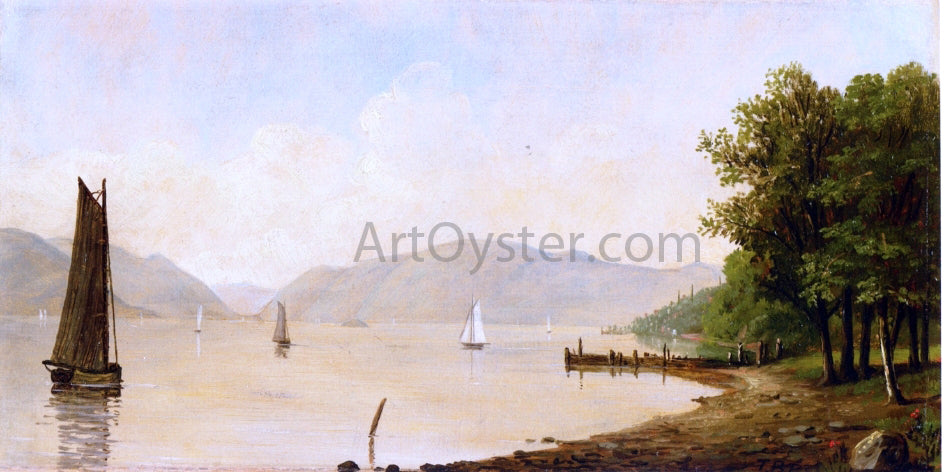 Thomas Benjamin Pope Sunlit Cove - Canvas Print