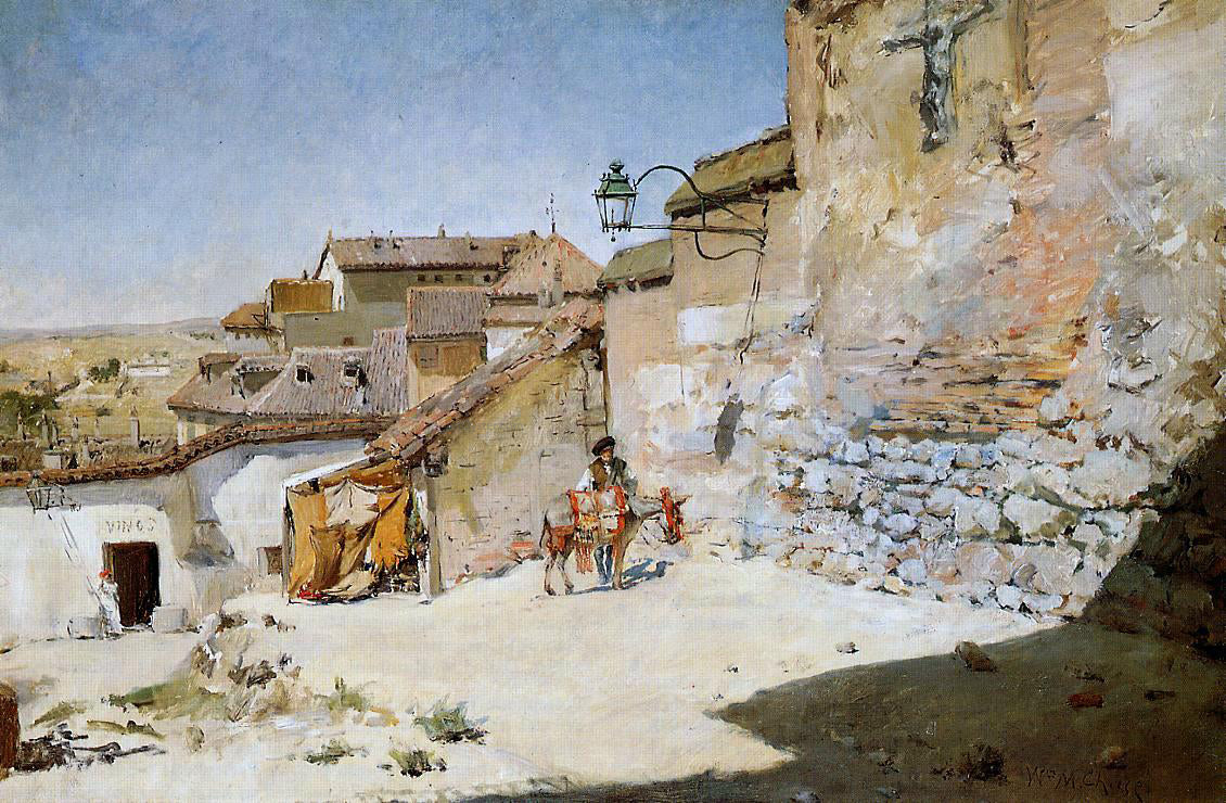 William Merritt Chase Sunny Spain - Canvas Print