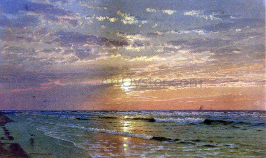 William Trost Richards Sunrise, Atlantic City - Canvas Print