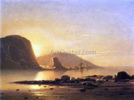 William Bradford Sunrise Cove - Canvas Print