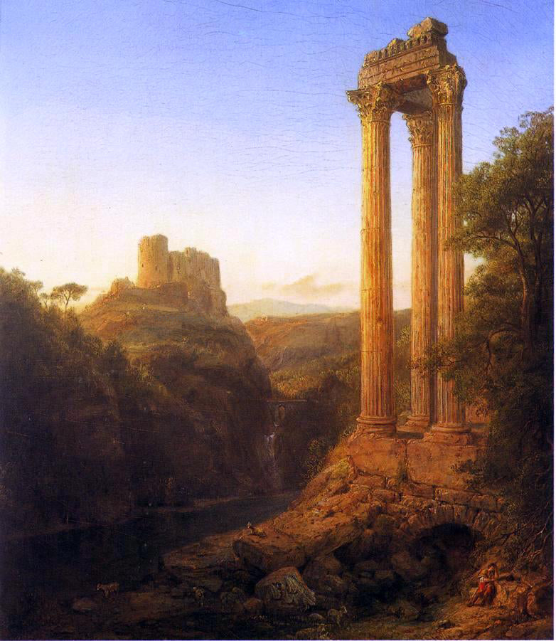 Frederic Edwin Church Sunrise in Syria - Canvas Print
