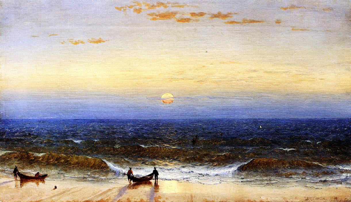 Sanford Robinson Gifford Sunrise, Long Branch, New Jersey - Canvas Print