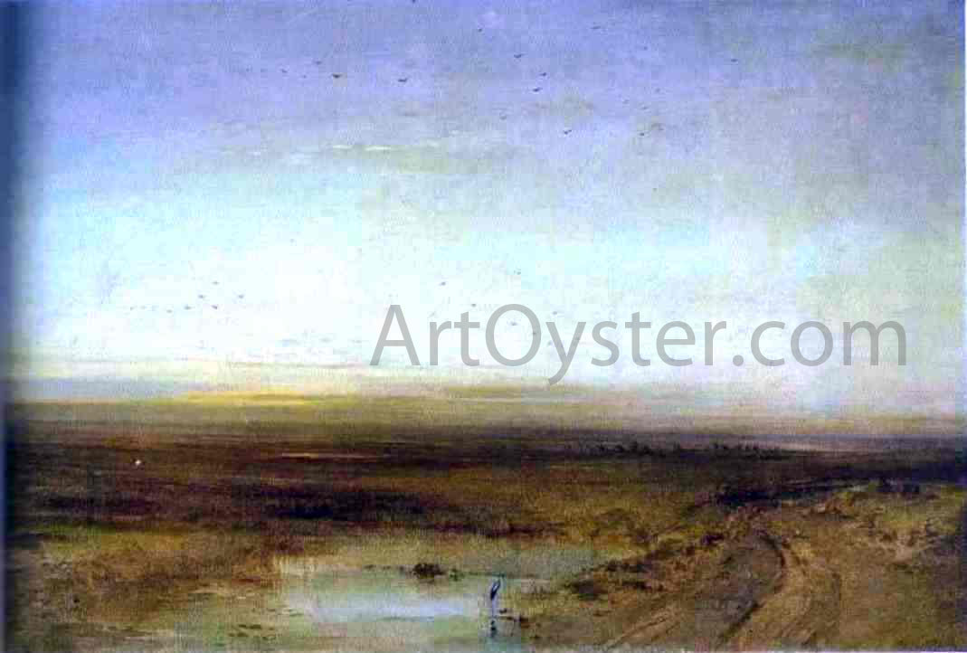 Alexei Kondratevich Savrasov Sunset - Canvas Print