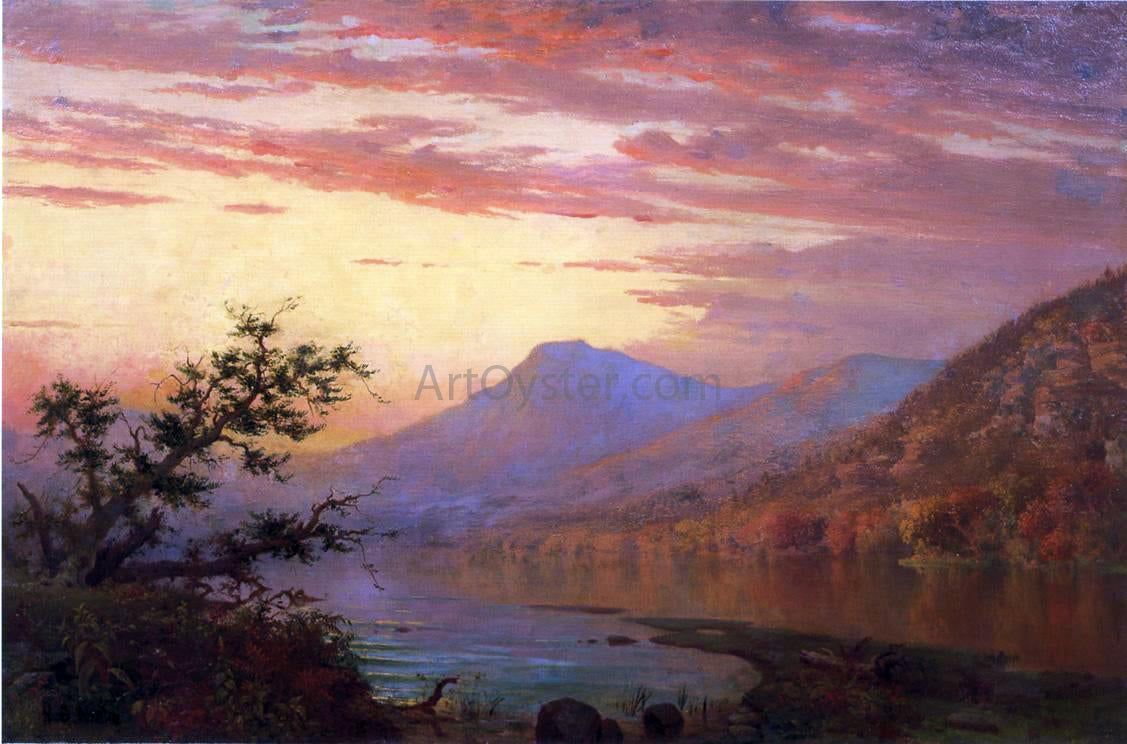 Homer Dodge Martin Sunset, Adirondack Lake - Canvas Print