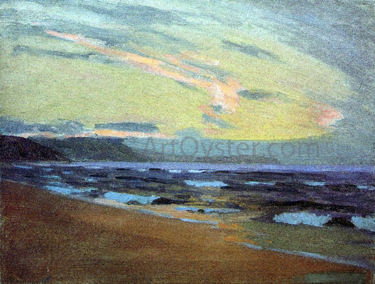 Arthur Wesley Dow Sunset at Gay Head, Martha's Vinyard - Canvas Print