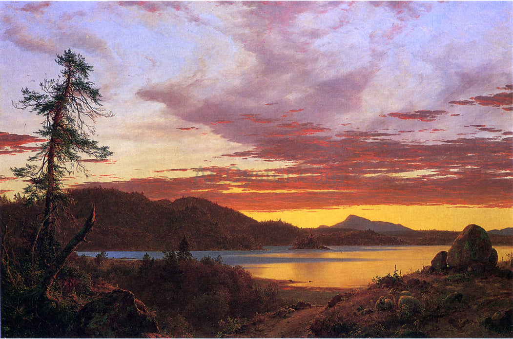 Frederic Edwin Church Sunset - Canvas Print