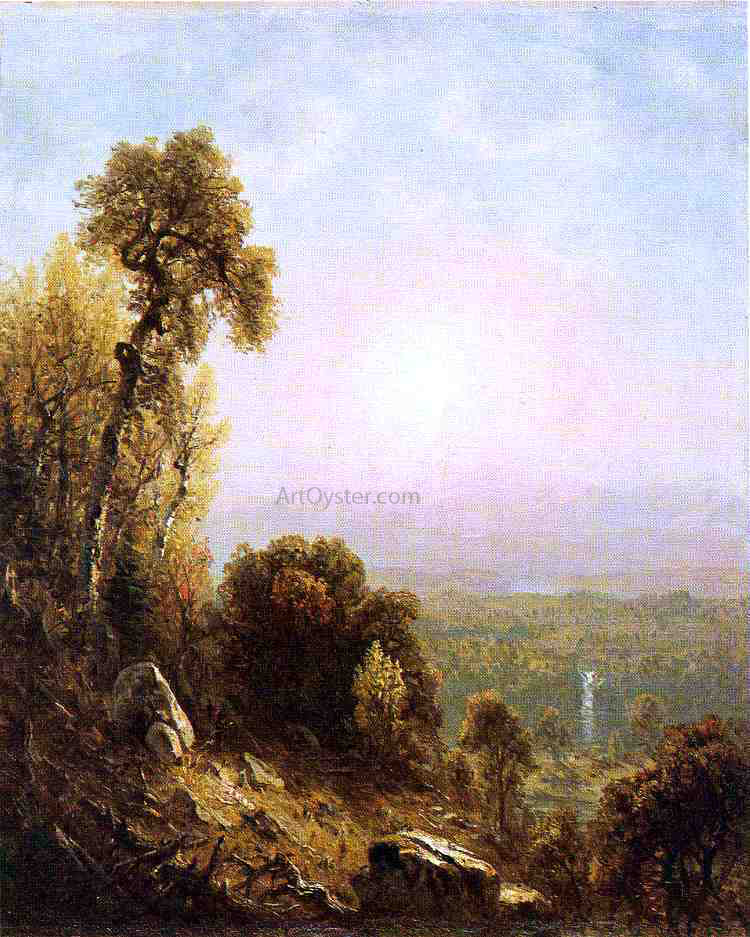 Sanford Robinson Gifford Sunset in the Adirondacks - Canvas Print