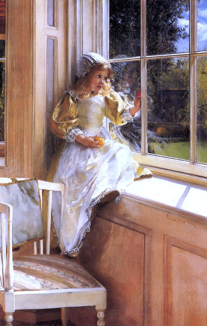 Sir Lawrence Alma-Tadema Sunshine - Canvas Print
