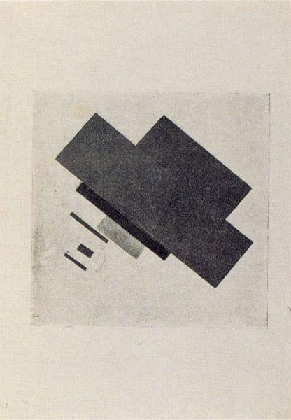 Kazimir Malevich Suprematic Track - Canvas Print