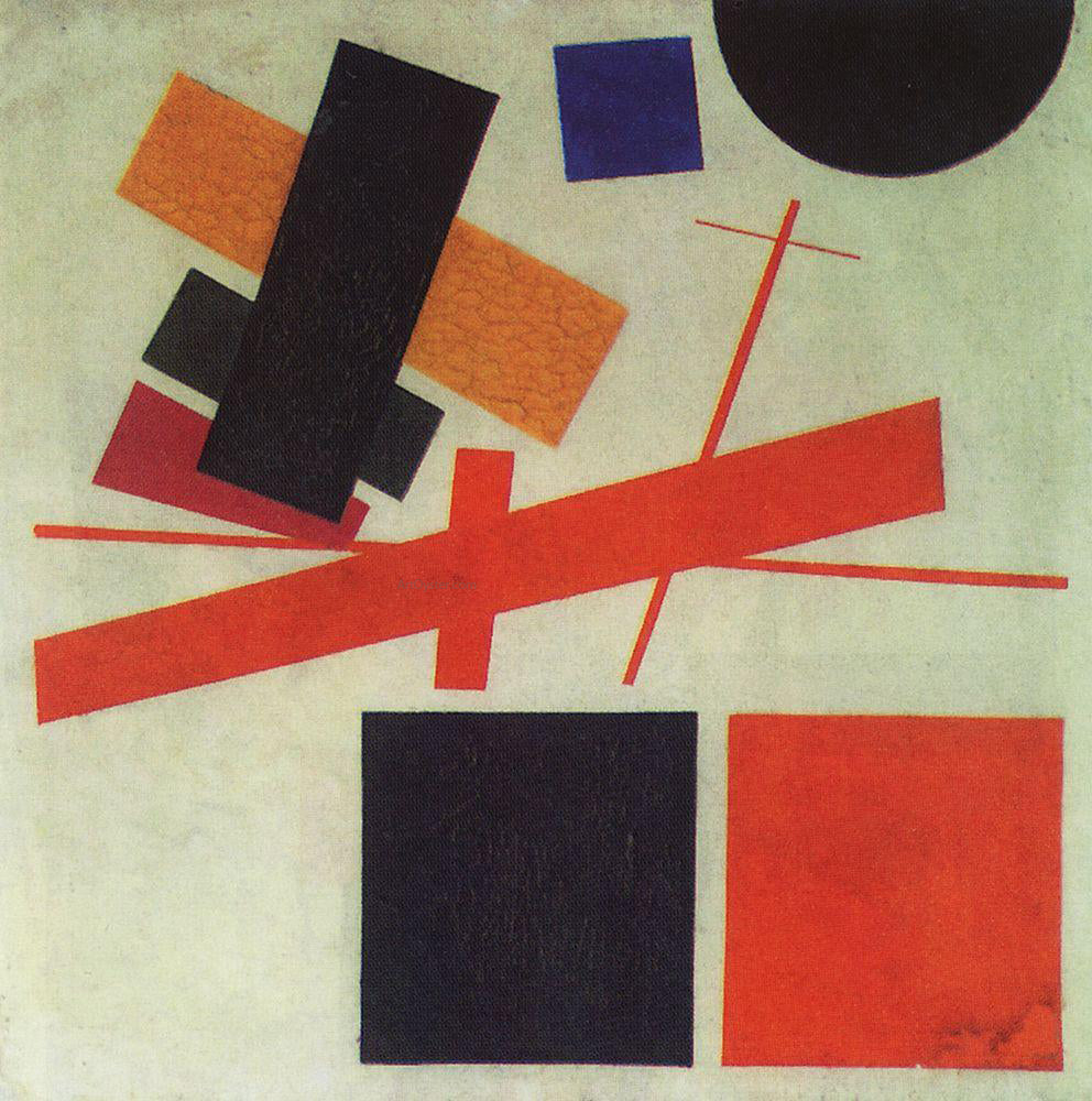 Kazimir Malevich Suprematism - Canvas Print