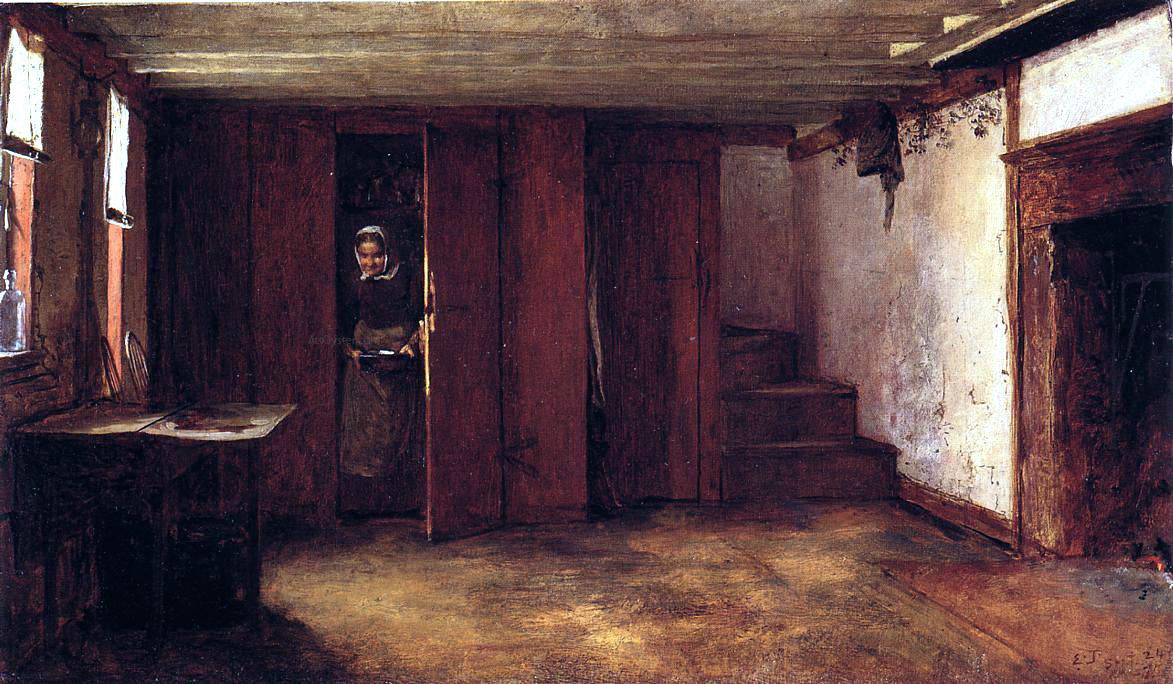 Eastman Johnson Susan Ray's Kitchen - Nantucket - Canvas Print