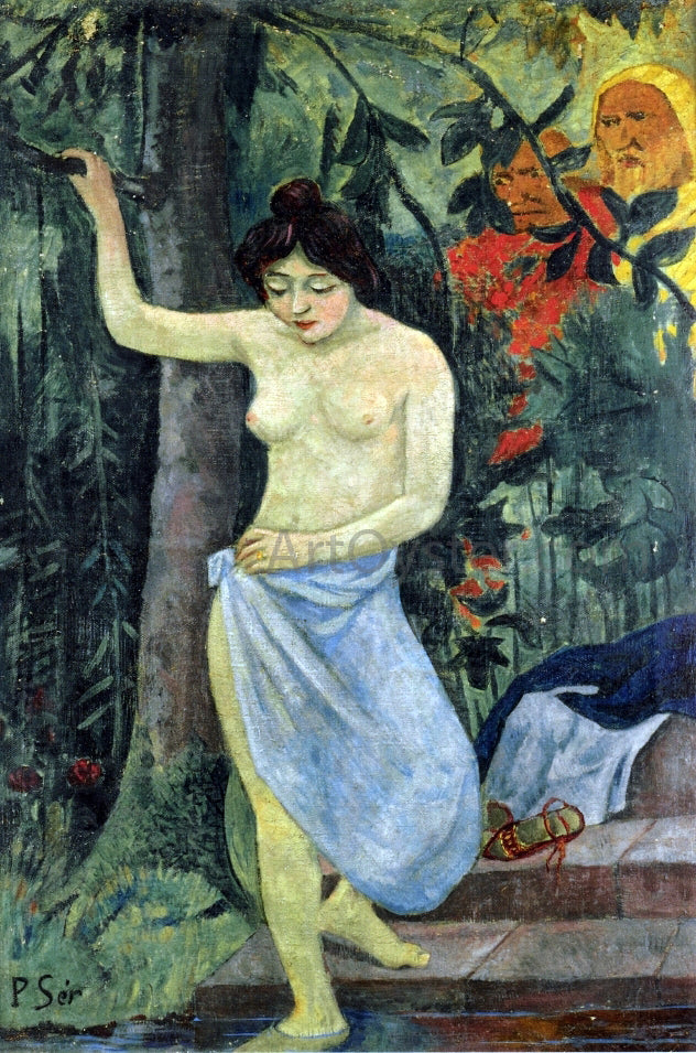 Paul Serusier Suzanne and the Elders - Canvas Print
