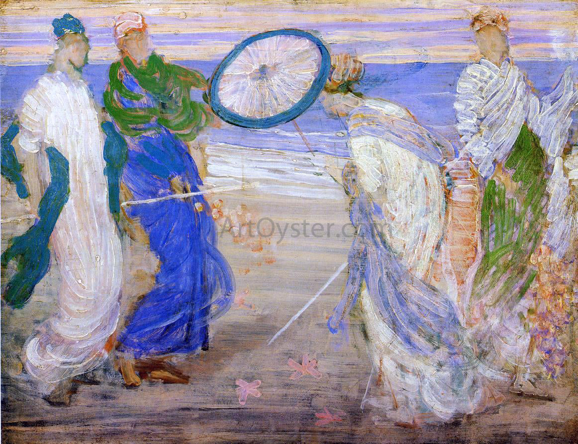 James McNeill Whistler Symphony in Blue and Pink - Canvas Print