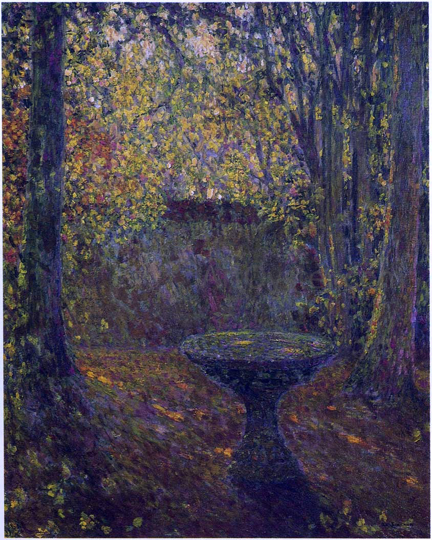 Henri Le Sidaner Table Among the Trees - Canvas Print